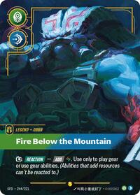 Ornn - Fire Below the Mountain (Overnumbered) (244/221) [Spiritforged] | Jack's On Queen