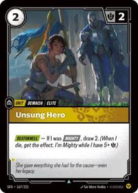 Unsung Hero (167/221) [Spiritforged] | Jack's On Queen