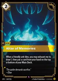 Altar of Memories (169/221) [Spiritforged] | Jack's On Queen