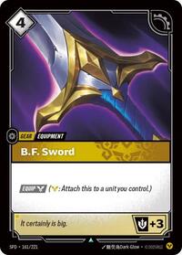 B.F. Sword (161/221) [Spiritforged] | Jack's On Queen