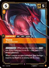Yone - Blademaster (116/221) [Spiritforged] | Jack's On Queen