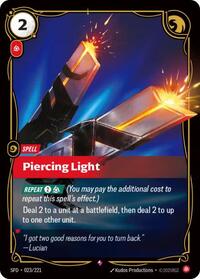 Piercing Light (023/221) [Spiritforged] | Jack's On Queen