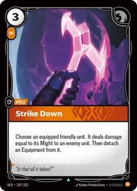 Strike Down (107/221) [Spiritforged] | Jack's On Queen