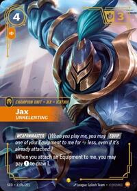 Jax - Unrelenting (Alternate Art) (119a/221) [Spiritforged] | Jack's On Queen