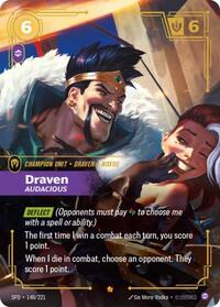 Draven - Audacious (148/221) [Spiritforged] | Jack's On Queen