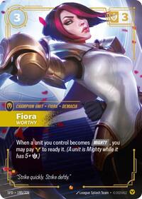 Fiora - Worthy (180/221) [Spiritforged] | Jack's On Queen