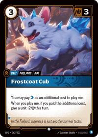 Frostcoat Cub (067/221) [Spiritforged] | Jack's On Queen