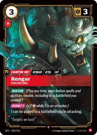 Rengar - Pouncing (025/221) [Spiritforged] | Jack's On Queen