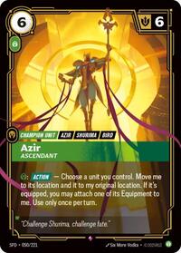 Azir - Ascendant (050/221) [Spiritforged] | Jack's On Queen