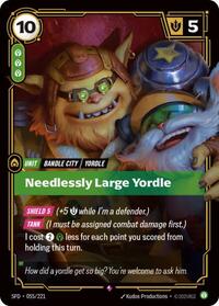 Needlessly Large Yordle (055/221) [Spiritforged] | Jack's On Queen