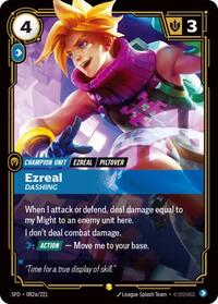 Ezreal - Dashing (Alternate Art) (082a/221) [Spiritforged] | Jack's On Queen