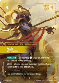 Azir - Sovereign (177/221) [Spiritforged] | Jack's On Queen