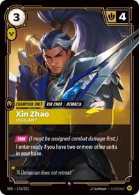 Xin Zhao - Vigilant (176/221) [Spiritforged] | Jack's On Queen