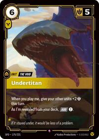 Undertitan (175/221) [Spiritforged] | Jack's On Queen