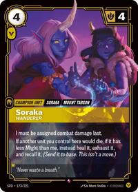 Soraka - Wanderer (173/221) [Spiritforged] | Jack's On Queen