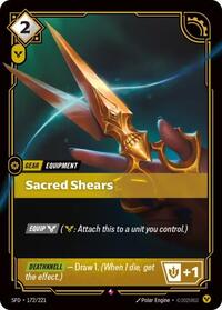 Sacred Shears (172/221) [Spiritforged] | Jack's On Queen