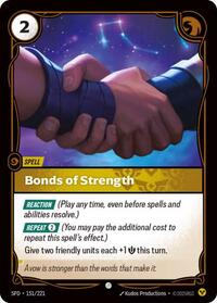 Bonds of Strength (151/221) [Spiritforged] | Jack's On Queen