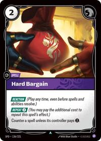 Hard Bargain (136/221) [Spiritforged] | Jack's On Queen