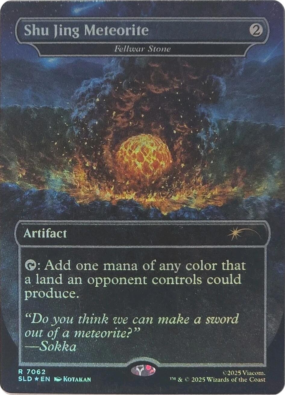 Shu Jing Meteorite - Fellwar Stone (Rainbow Foil) [Secret Lair Drop Series] | Jack's On Queen