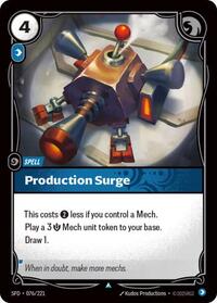 Production Surge (076/221) [Spiritforged] | Jack's On Queen
