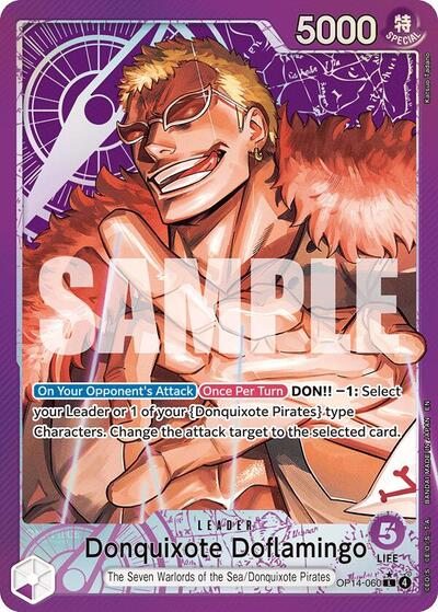 Donquixote Doflamingo - OP14-060 (Alternate Art) (OP14-060) [The Azure Sea's Seven] | Jack's On Queen