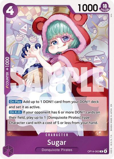 Sugar (OP14-063) [The Azure Sea's Seven] | Jack's On Queen