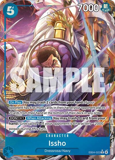 Issho - EB04-022 (Alternate Art) (EB04-022) [The Azure Sea's Seven] | Jack's On Queen