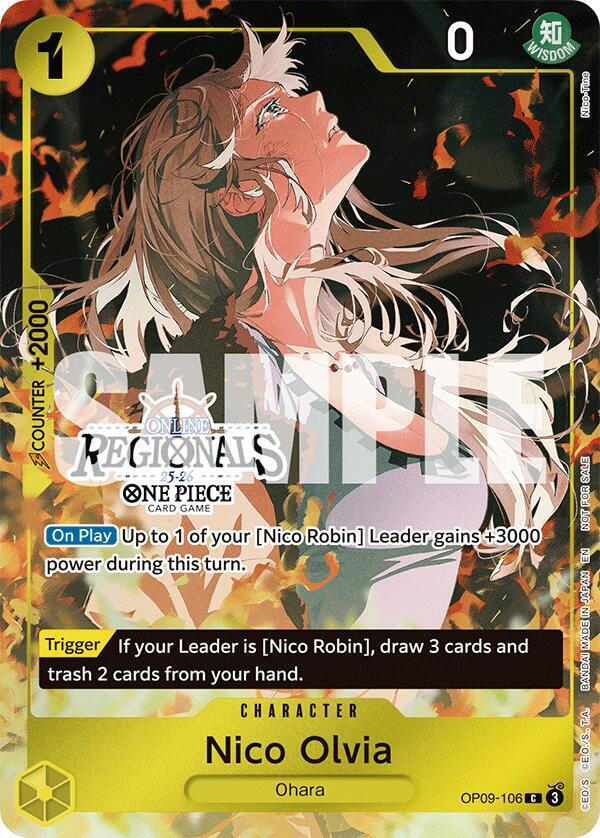 Nico Olvia (Online Regional Participation Pack 2025 Vol.1) (OP09-106) [One Piece Promotion Cards] | Jack's On Queen