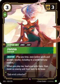 Janna - Savior (053/221) [Spiritforged] | Jack's On Queen