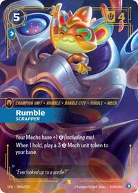Rumble - Scrapper (Alternate Art) (089a/221) [Spiritforged] | Jack's On Queen