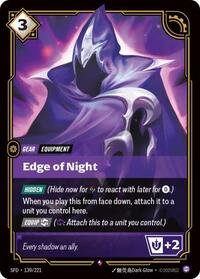 Edge of Night (139/221) [Spiritforged] | Jack's On Queen