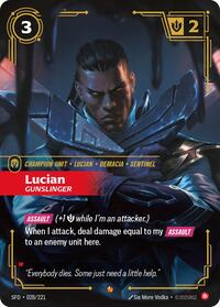 Lucian - Gunslinger (028/221) [Spiritforged] | Jack's On Queen