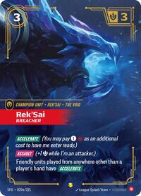 Rek'Sai - Breacher (Alternate Art) (029a/221) [Spiritforged] | Jack's On Queen