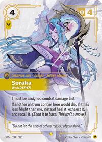 Soraka - Wanderer (Signature) (239*/221) [Spiritforged] | Jack's On Queen