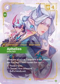 Aphelios - Exalted (Overnumbered) (224/221) [Spiritforged] | Jack's On Queen