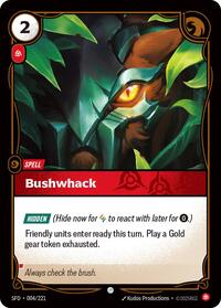 Bushwhack (004/221) [Spiritforged] | Jack's On Queen
