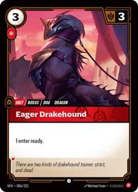 Eager Drakehound (006/221) [Spiritforged] | Jack's On Queen