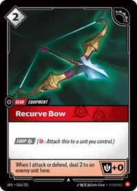 Recurve Bow (016/221) [Spiritforged] | Jack's On Queen