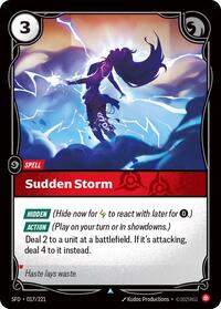 Sudden Storm (017/221) [Spiritforged] | Jack's On Queen
