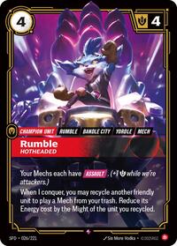 Rumble - Hotheaded (026/221) [Spiritforged] | Jack's On Queen