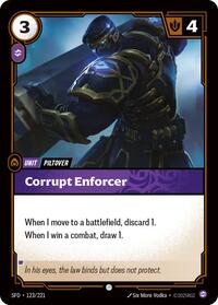 Corrupt Enforcer (123/221) [Spiritforged] | Jack's On Queen