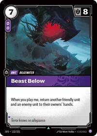 Beast Below (132/221) [Spiritforged] | Jack's On Queen