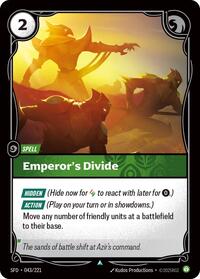 Emperor's Divide (043/221) [Spiritforged] | Jack's On Queen