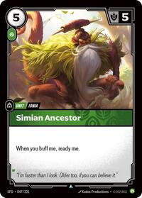 Simian Ancestor (047/221) [Spiritforged] | Jack's On Queen