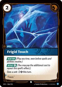 Frigid Touch (066/221) [Spiritforged] | Jack's On Queen
