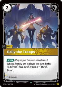 Rally the Troops (166/221) [Spiritforged] | Jack's On Queen