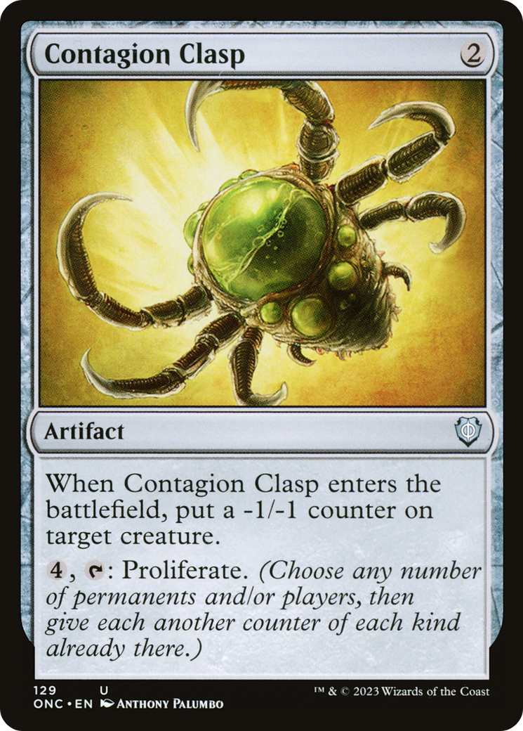 Contagion Clasp [Phyrexia: All Will Be One Commander] | Jack's On Queen