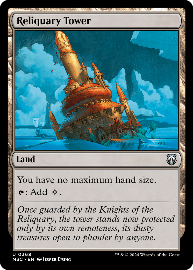 Reliquary Tower (Ripple Foil) [Modern Horizons 3 Commander] | Jack's On Queen