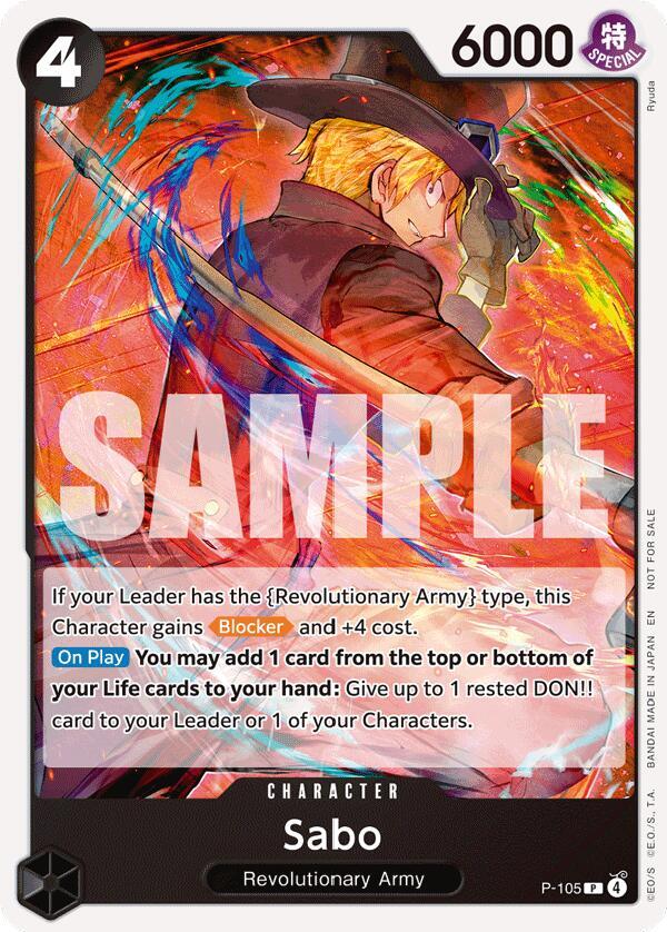 Sabo (Store Tournament 2025 Vol. 4) (P-105) [One Piece Promotion Cards] | Jack's On Queen
