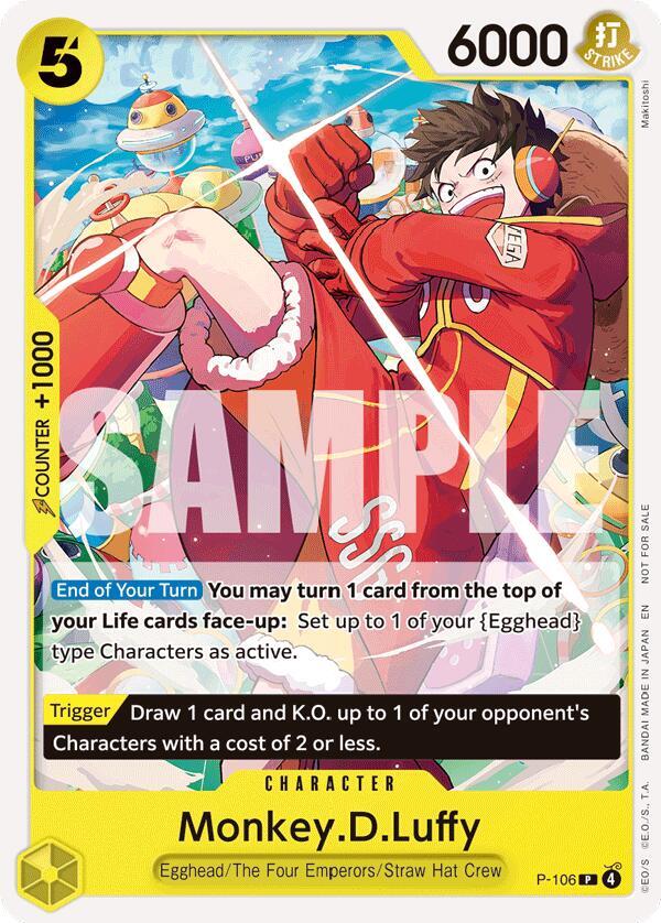 Monkey.D.Luffy (Store Tournament 2025 Vol. 4) (P-106) [One Piece Promotion Cards] | Jack's On Queen